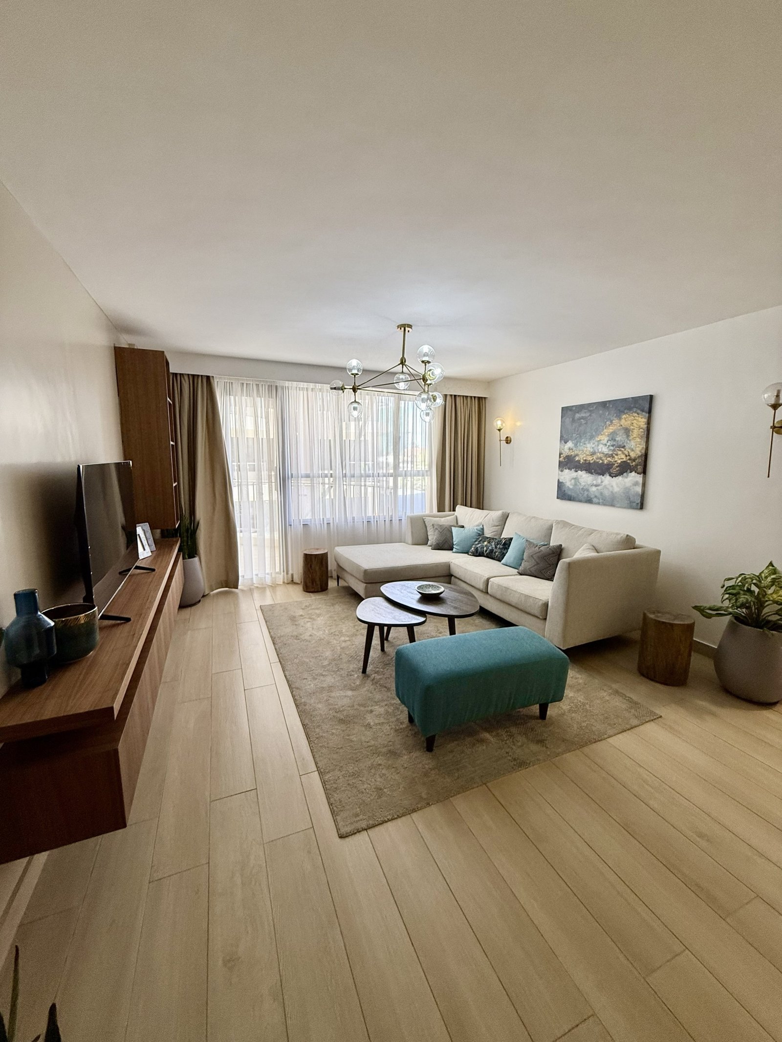 2 bedroom apartments for sale in Kilimani livingroom