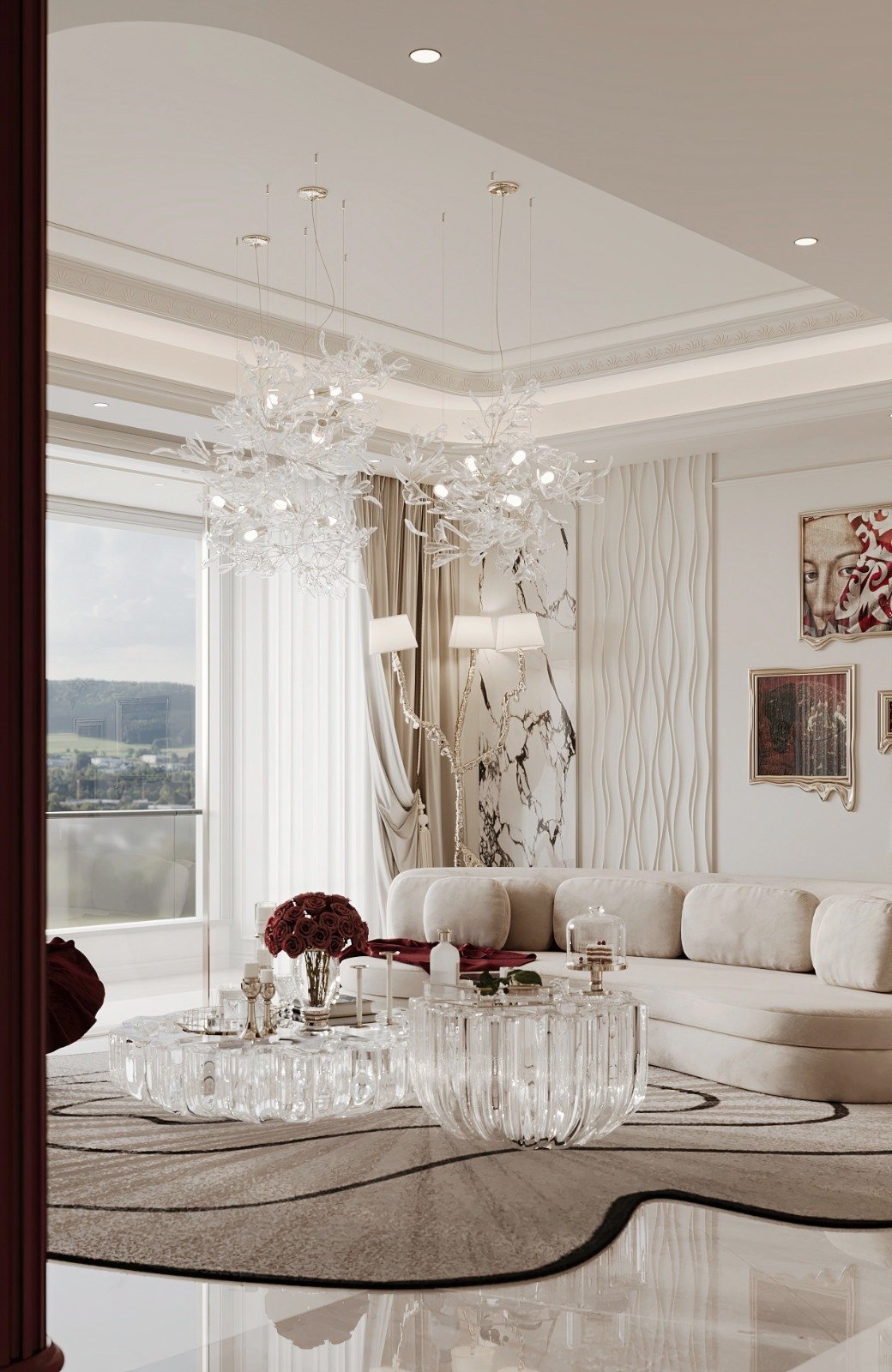 4 bedroom apartments for sale in kilimani luna oak livingroom