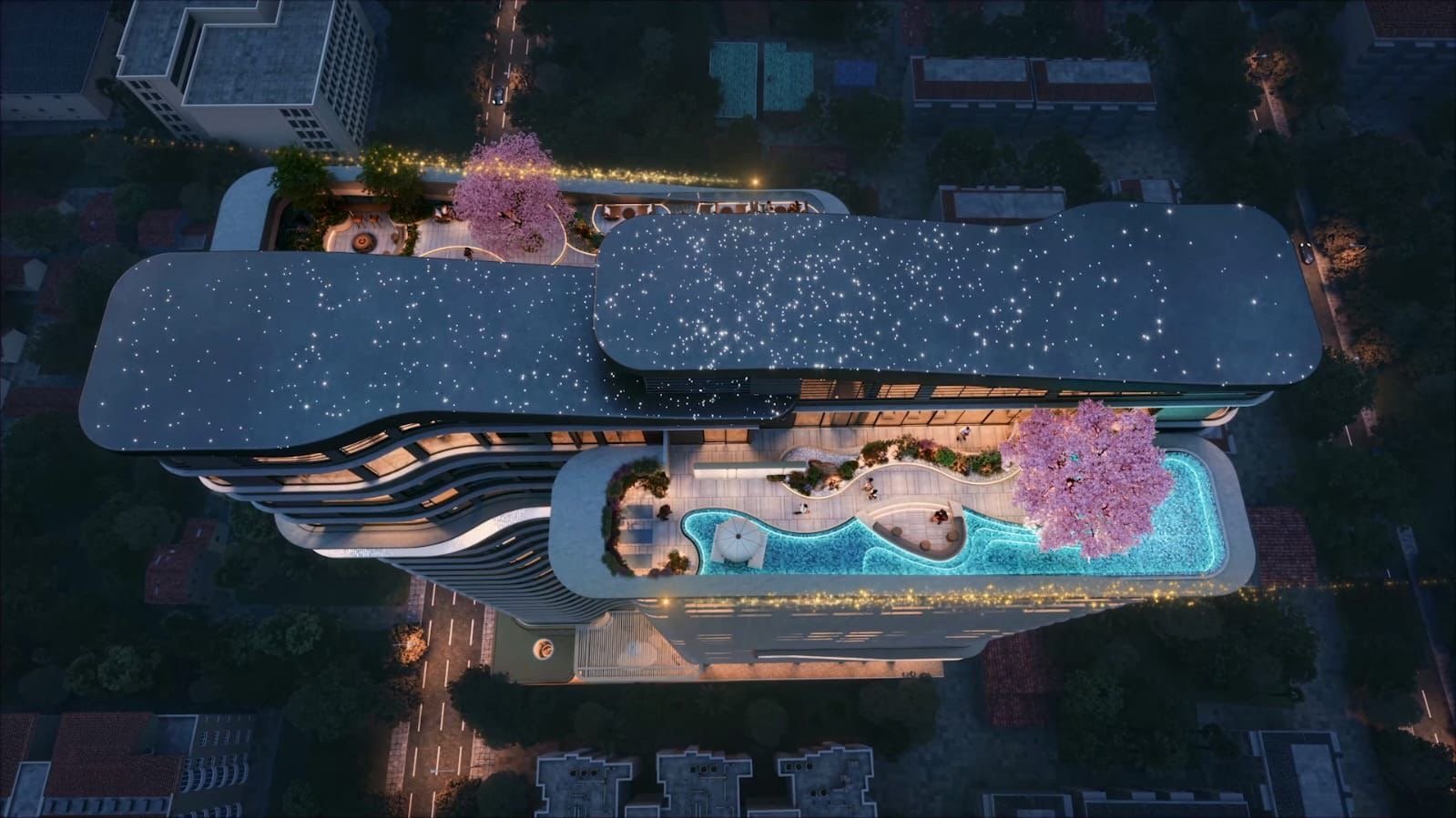 3 bedroom apartments for sale in westlands galaxy one swimming pool top view