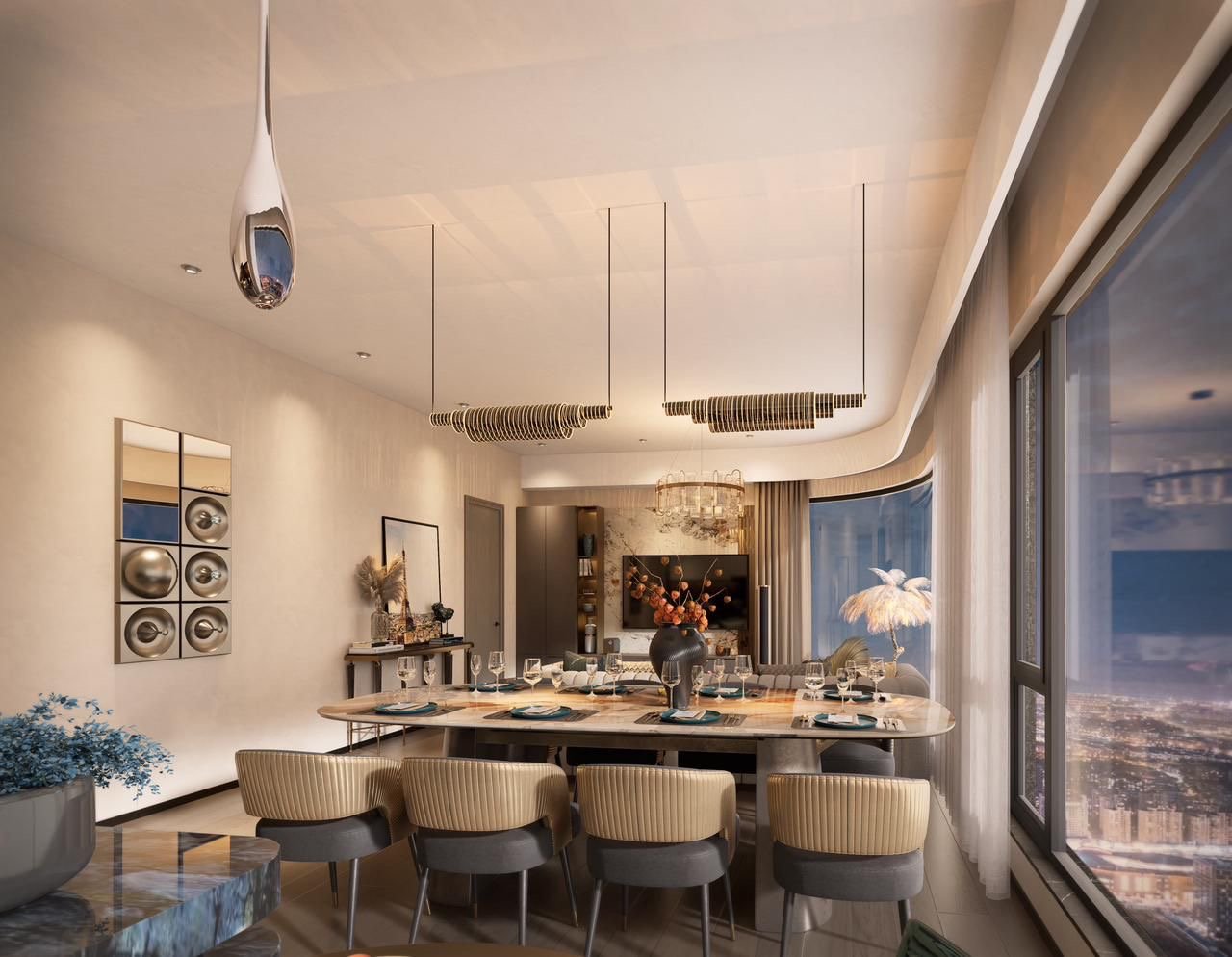 2 bedroom apartments for sale in westlands galaxy one dining area and livingroom