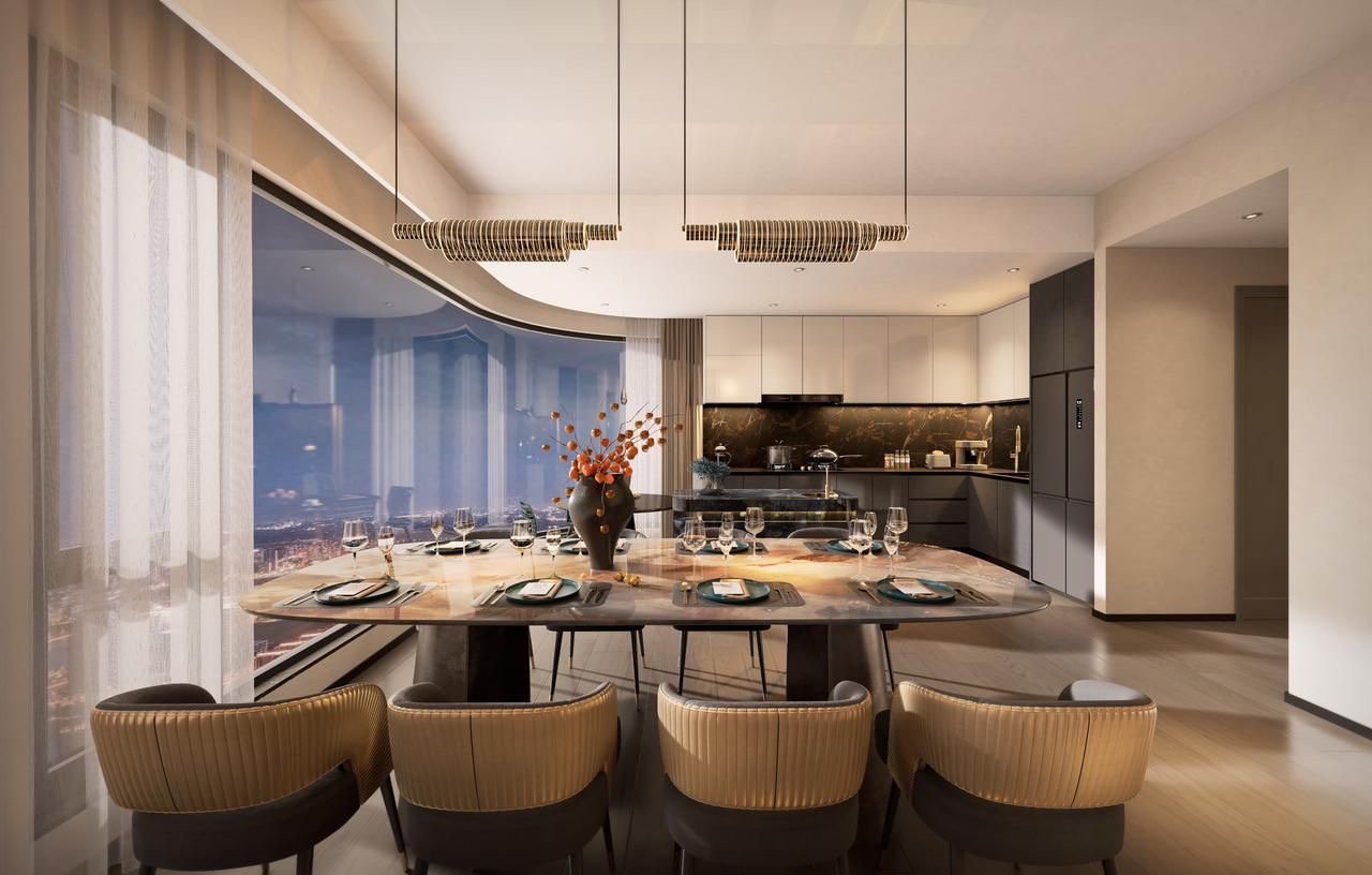 3 bedroom apartments for sale in westlands galaxy one dining area