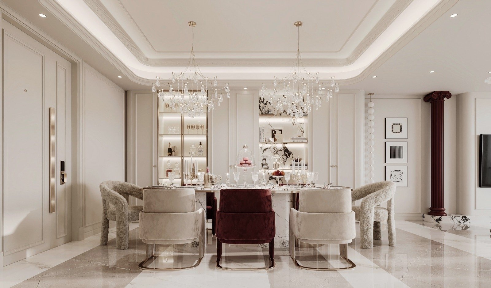 3 bedroom apartments for sale in kilimani luna oak dining area