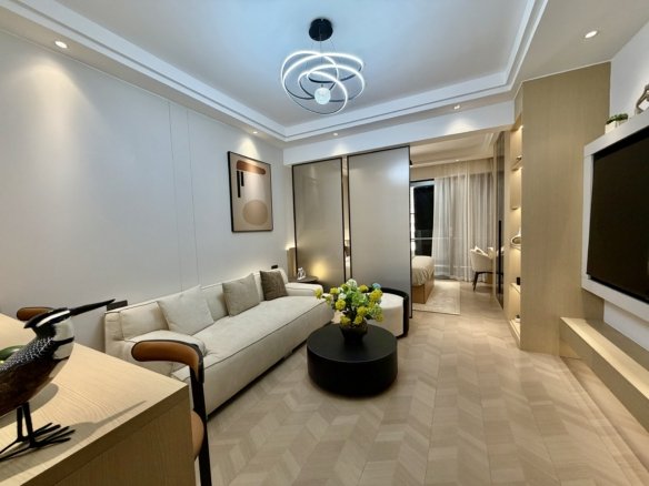 mini 1 bedroom apartments for sale in westlands diplomat residency livingroom and study