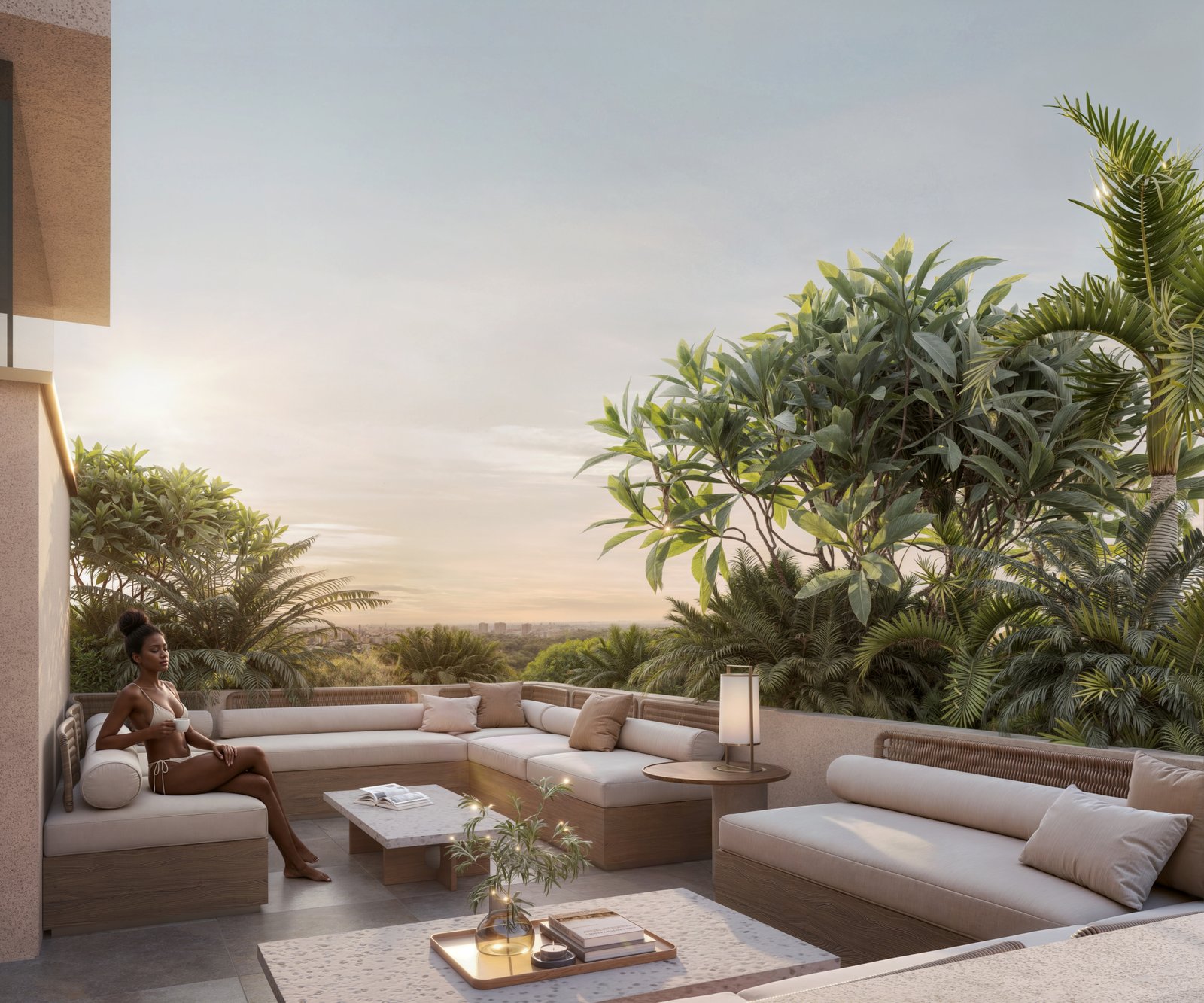 3 bedroom apartments for sale in westlands hephe palace rooftop relaxation area