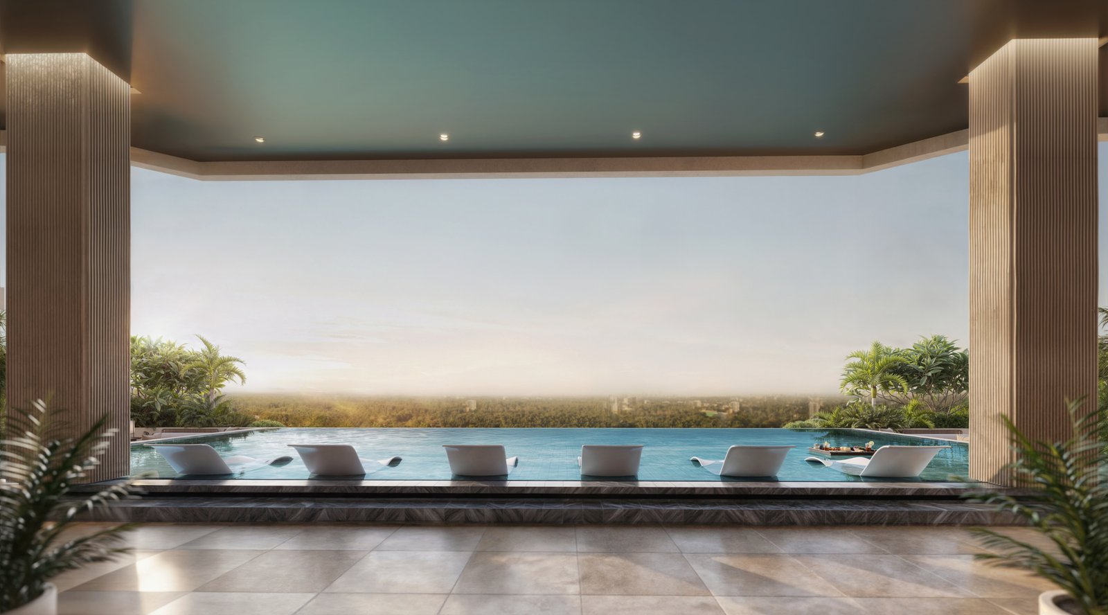 3 bedroom apartments for sale in westlands hephe palace swimming pool front view