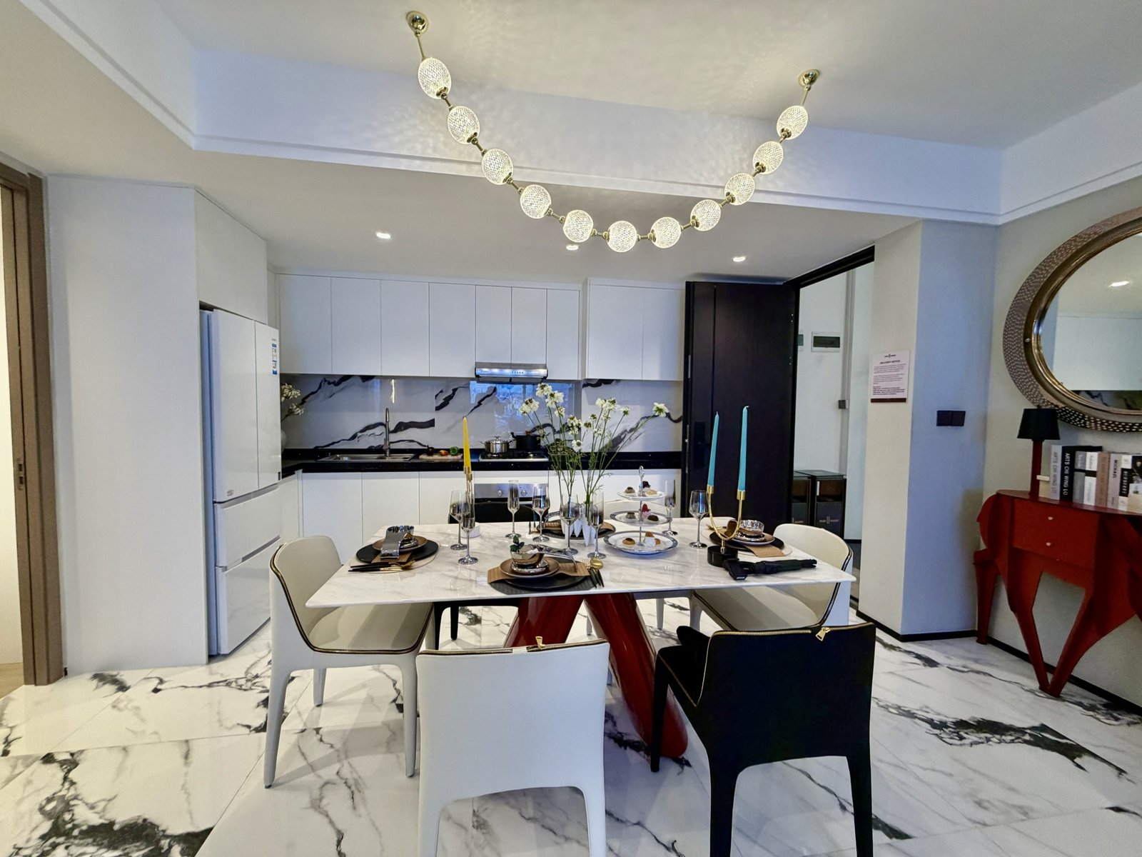 2 bedroom apartments for sale in westlands golden mansion dining area and kitchen