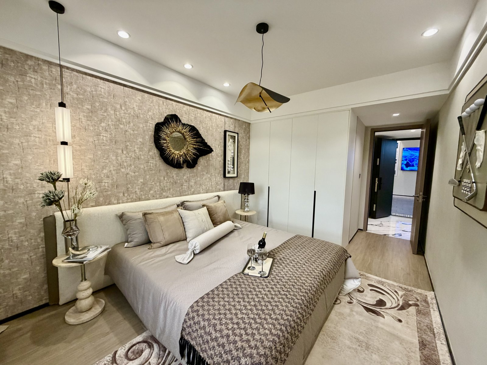 1 bedroom apartments for sale in westlands golden mansion bedroom angle view