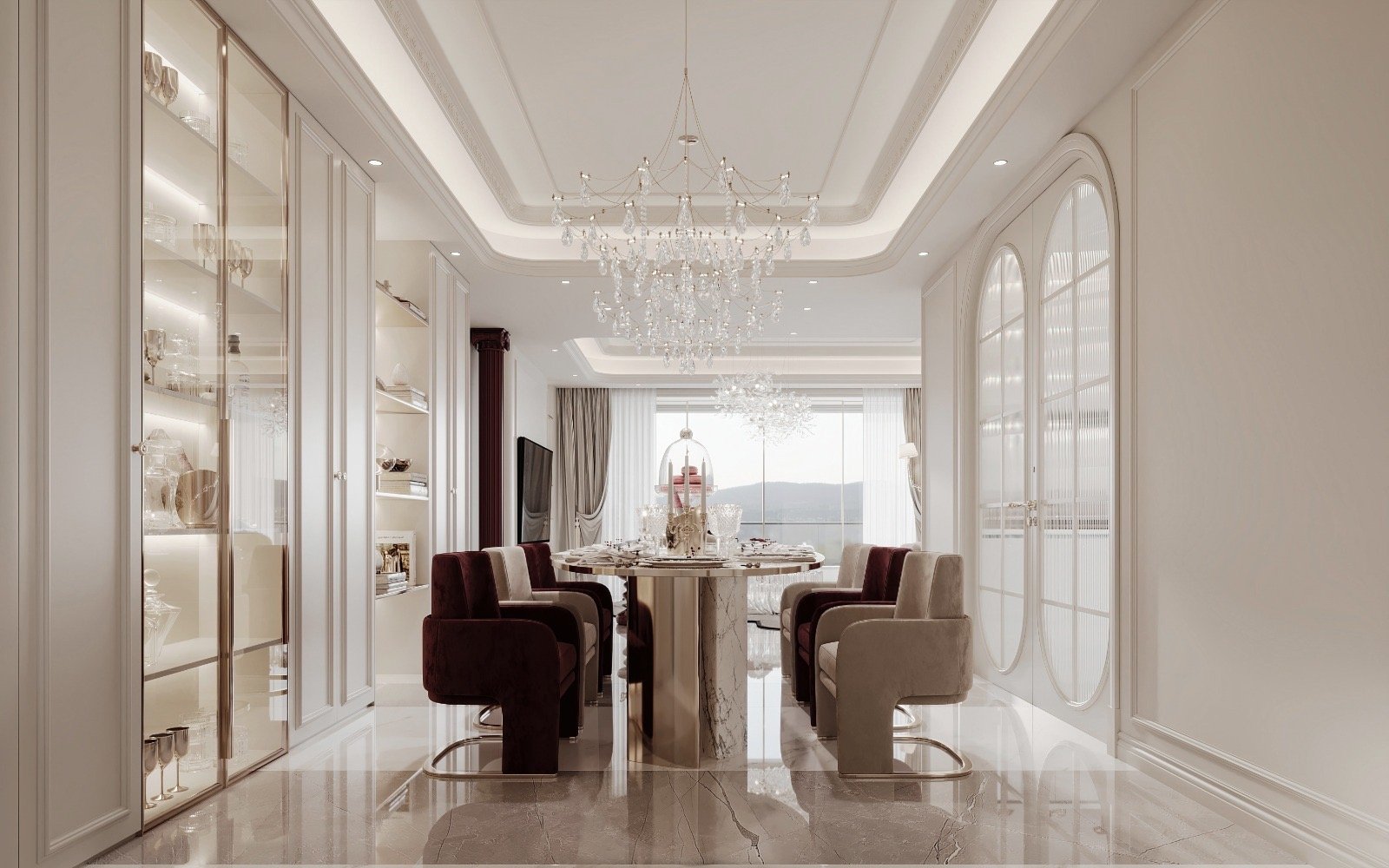 4 bedroom apartments for sale in kilimani dining area front view