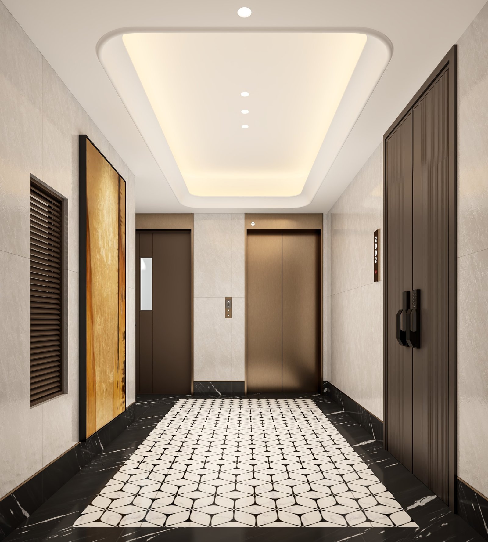 golden hill apartments in westlands elevator entrance