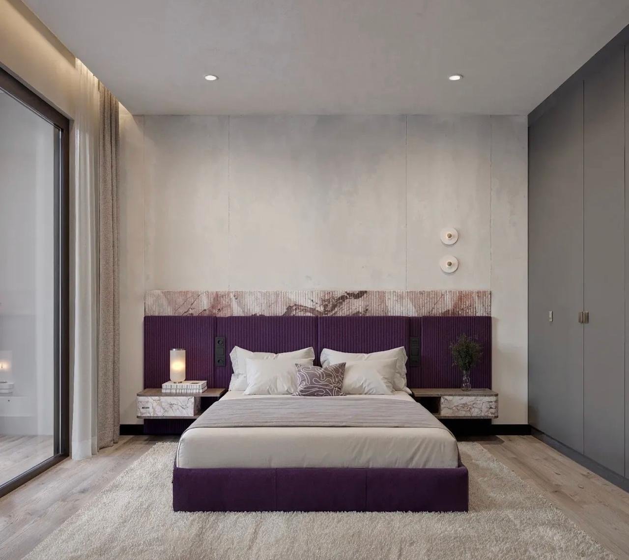 amethyst springs apartments in kilimani master bedroom