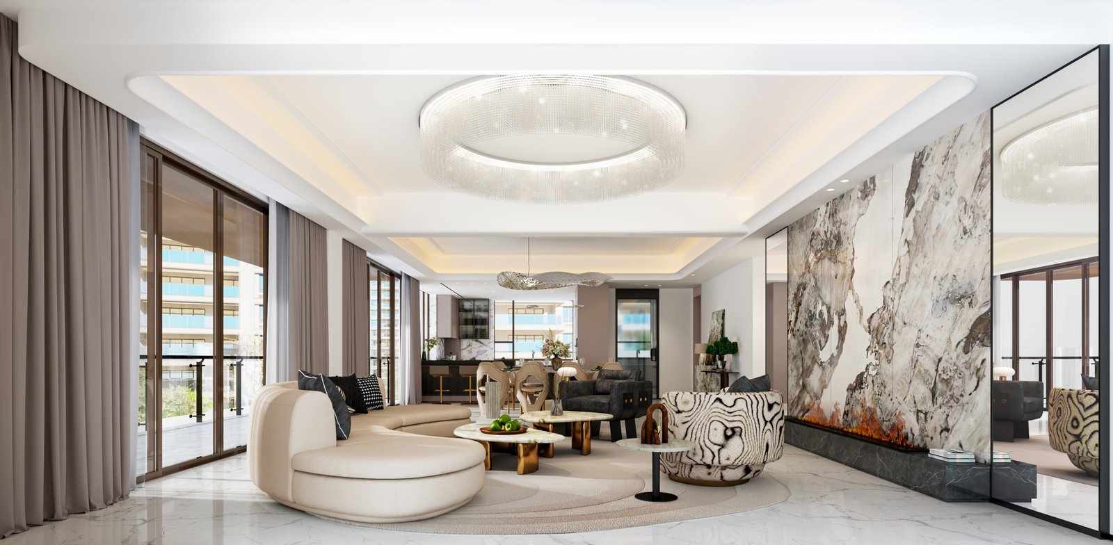 golden hill apartments in westlands living room