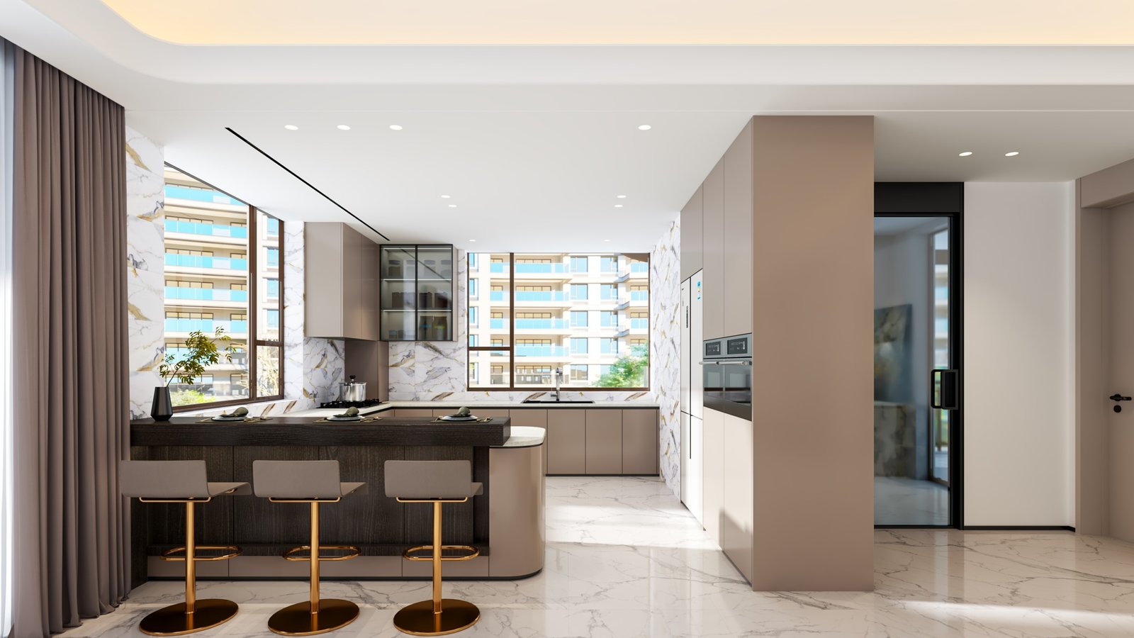 golden hill apartments in westlands kitchen