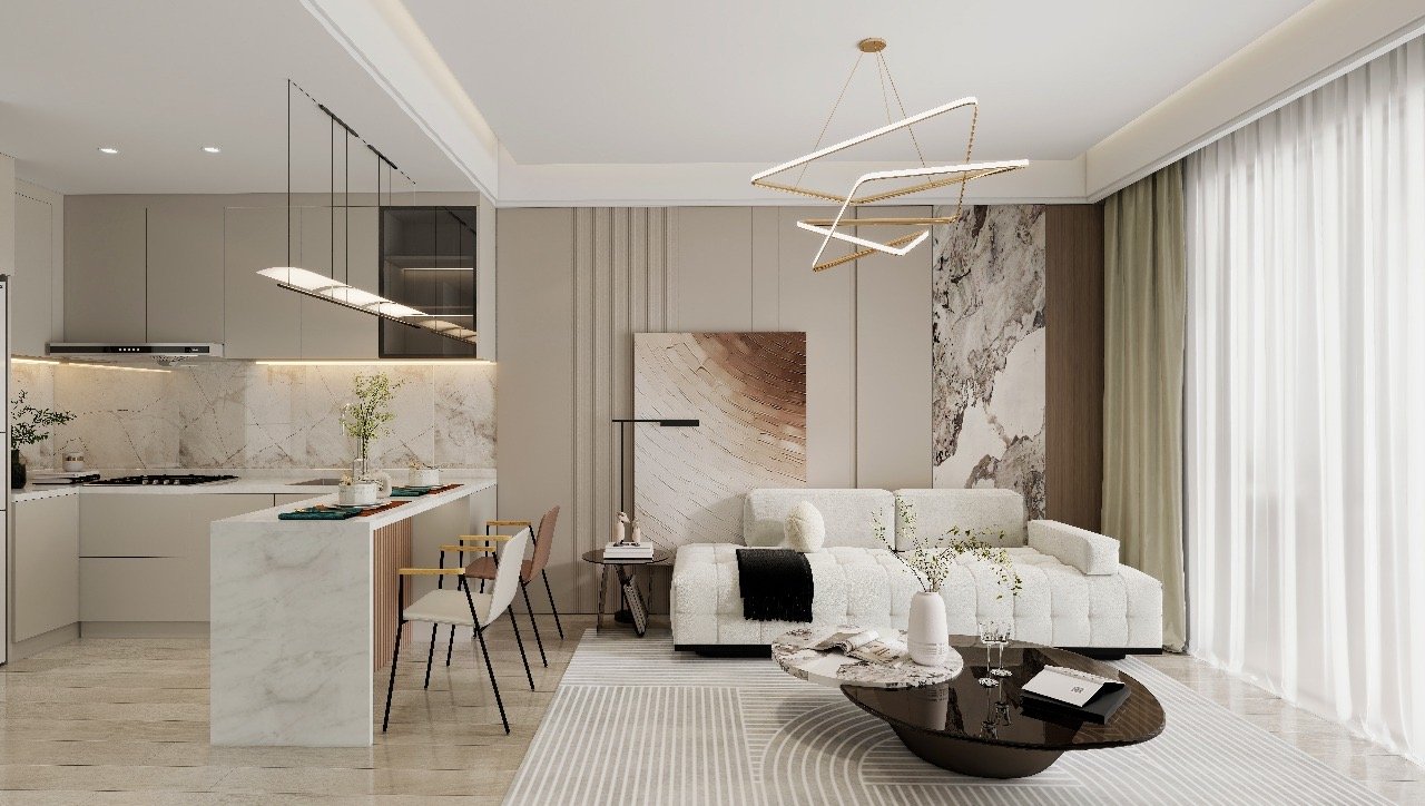 dining room 3 Bedroom Apartments in Westlands