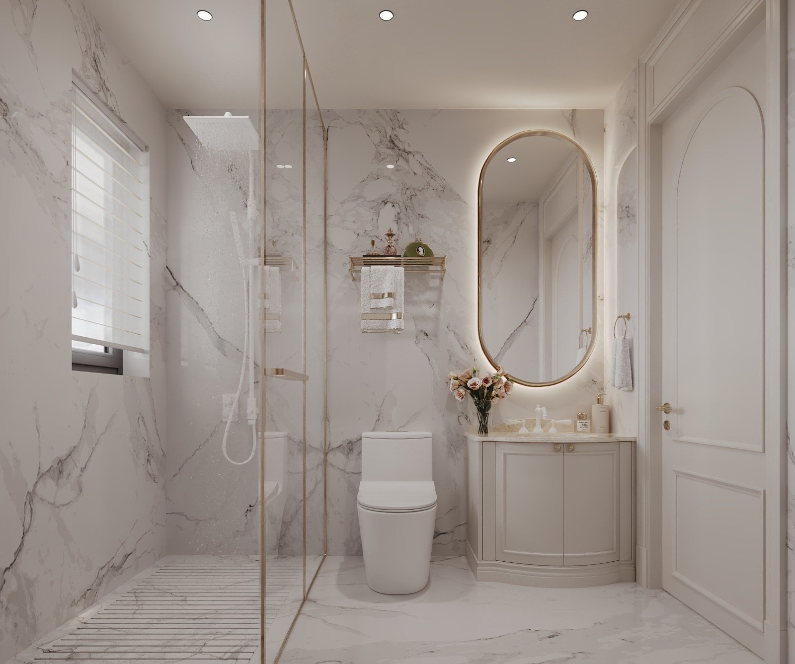 luna oak apartments in kilimani master bathroom