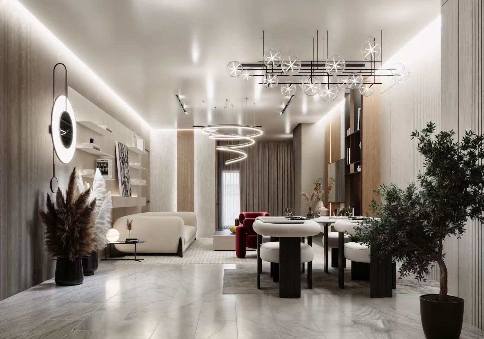 serene manor apartments in kilimani dining area