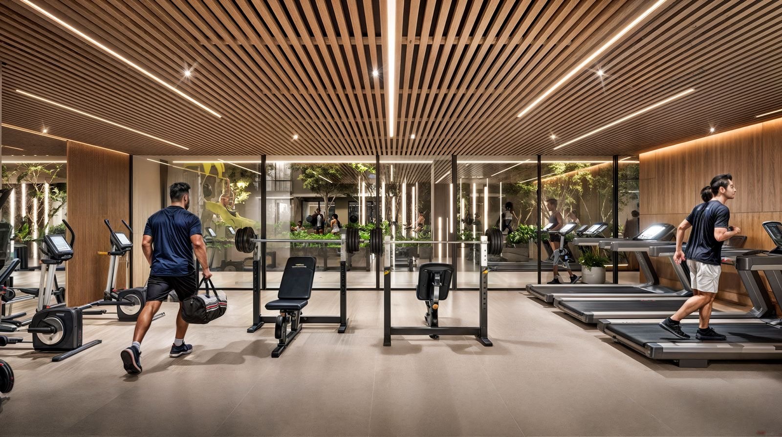 serene manor apartments in kilimani gym