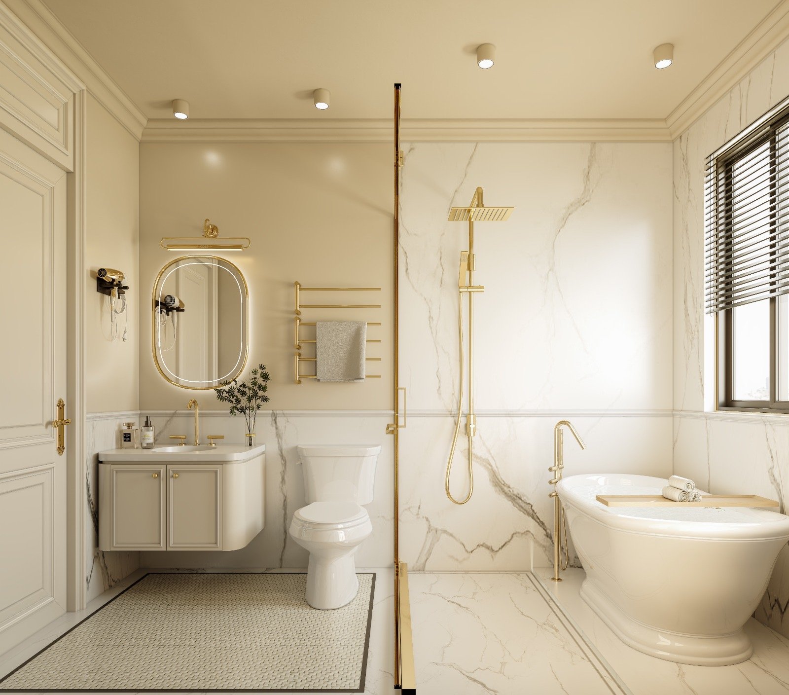 Brookside Oak Apartments in Westlands master bath