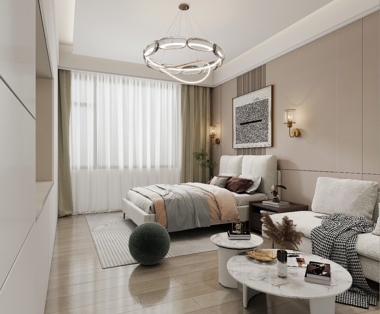 1 Bedroom Apartments in Westlands master bedroom