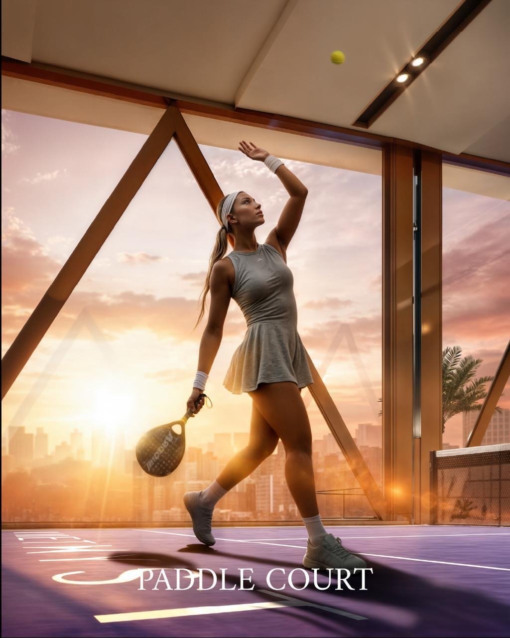 amethyst springs apartments in kilimani padel court playing