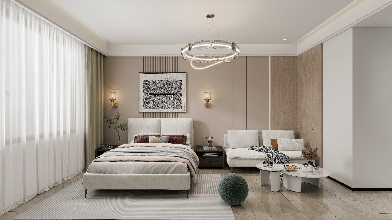3 Bedroom Apartments in Westlands master bedroom front view