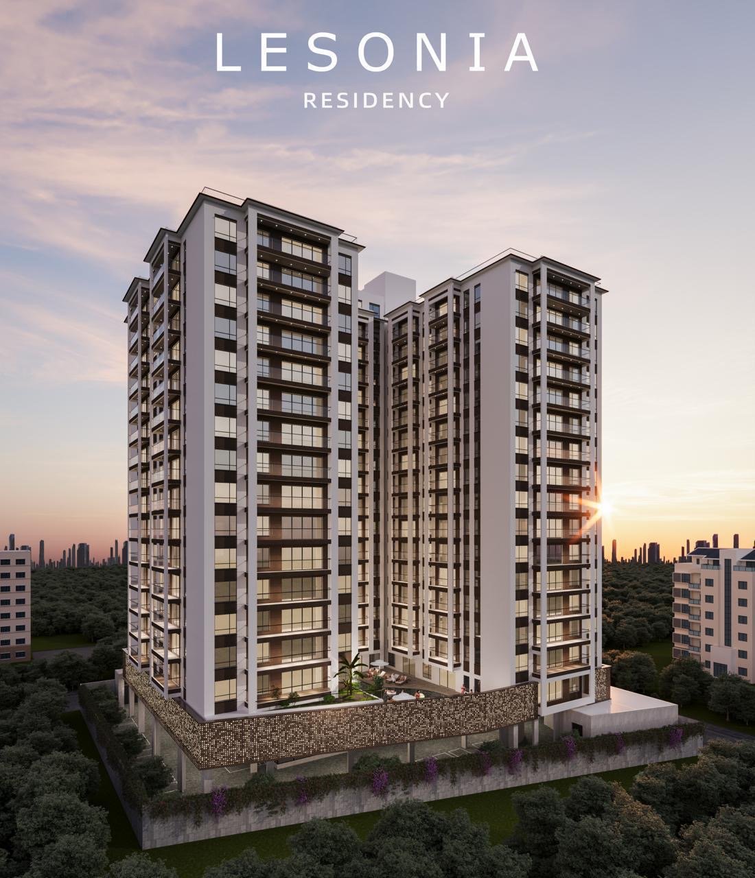 Exterior view two in Lesonia Apartments in Kileleshwa