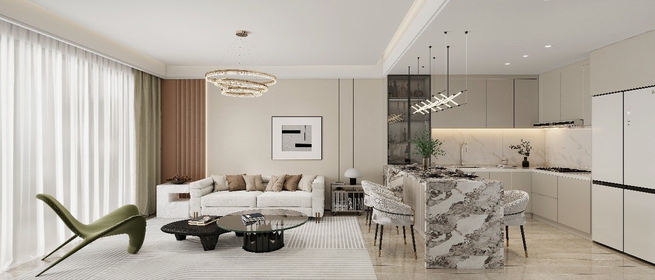 Capital Heights Apartments in Westlands living room