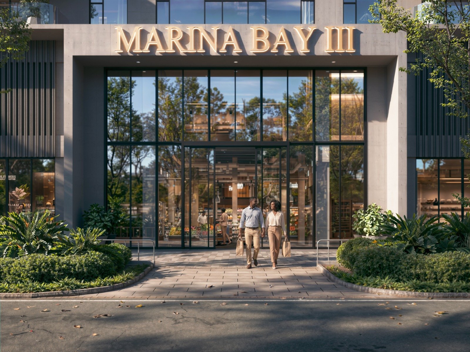 marina bay 3 apartments in westlands entrance
