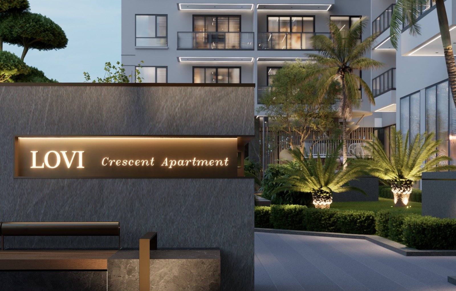lovi crescent apartments in westlands entrance
