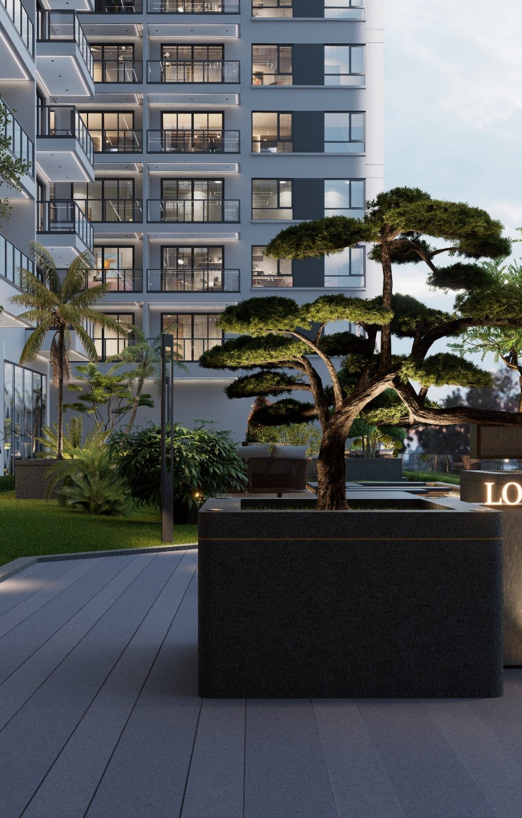 lovi crescent apartments in westlands exterior walking area