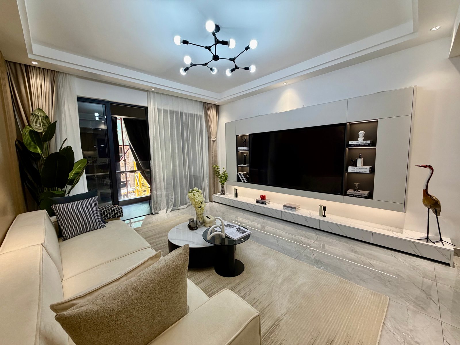 Diplomat Residency Apartments in Westlands living room