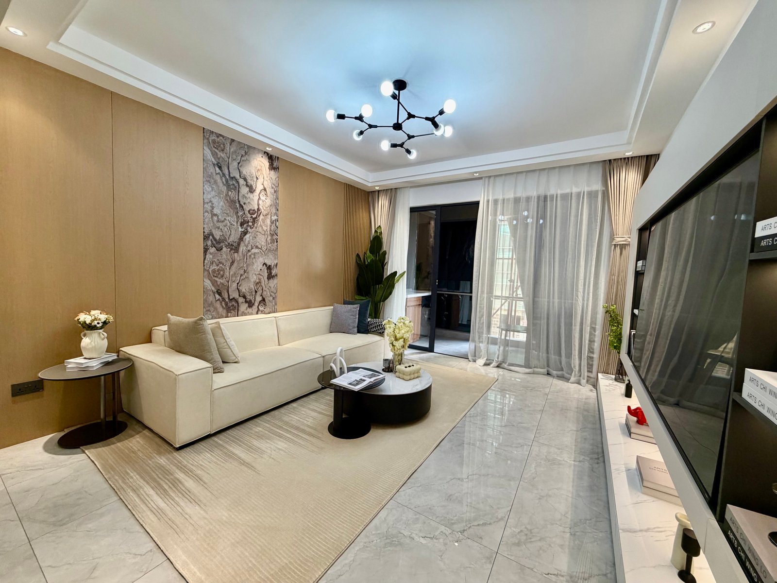 living room front view Diplomat Residency Apartments