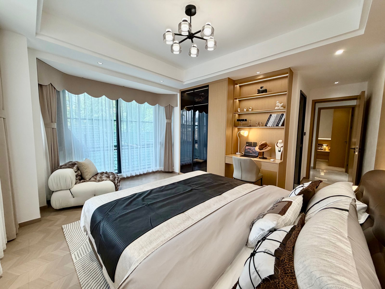 master bed front view Diplomat Residency Apartments in Westlands