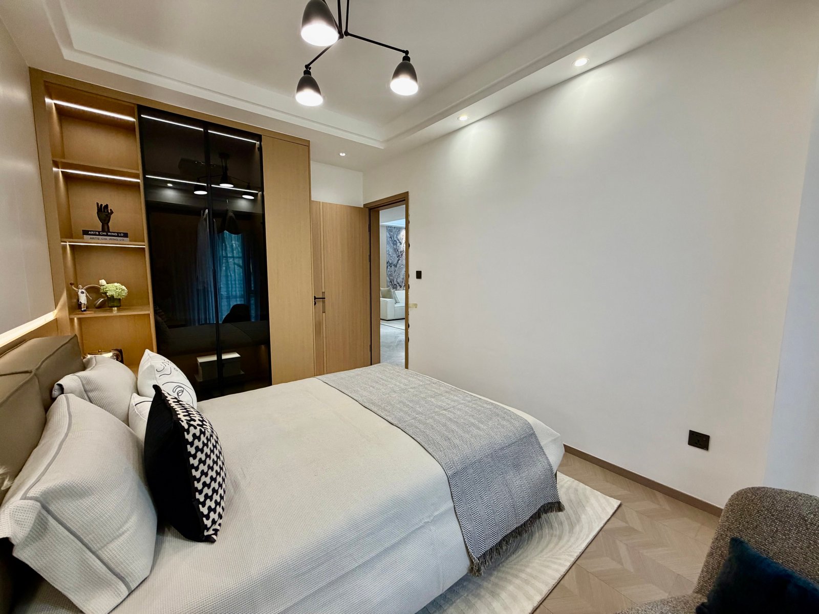 Diplomat Residency Apartments in Westlands guest bedroom