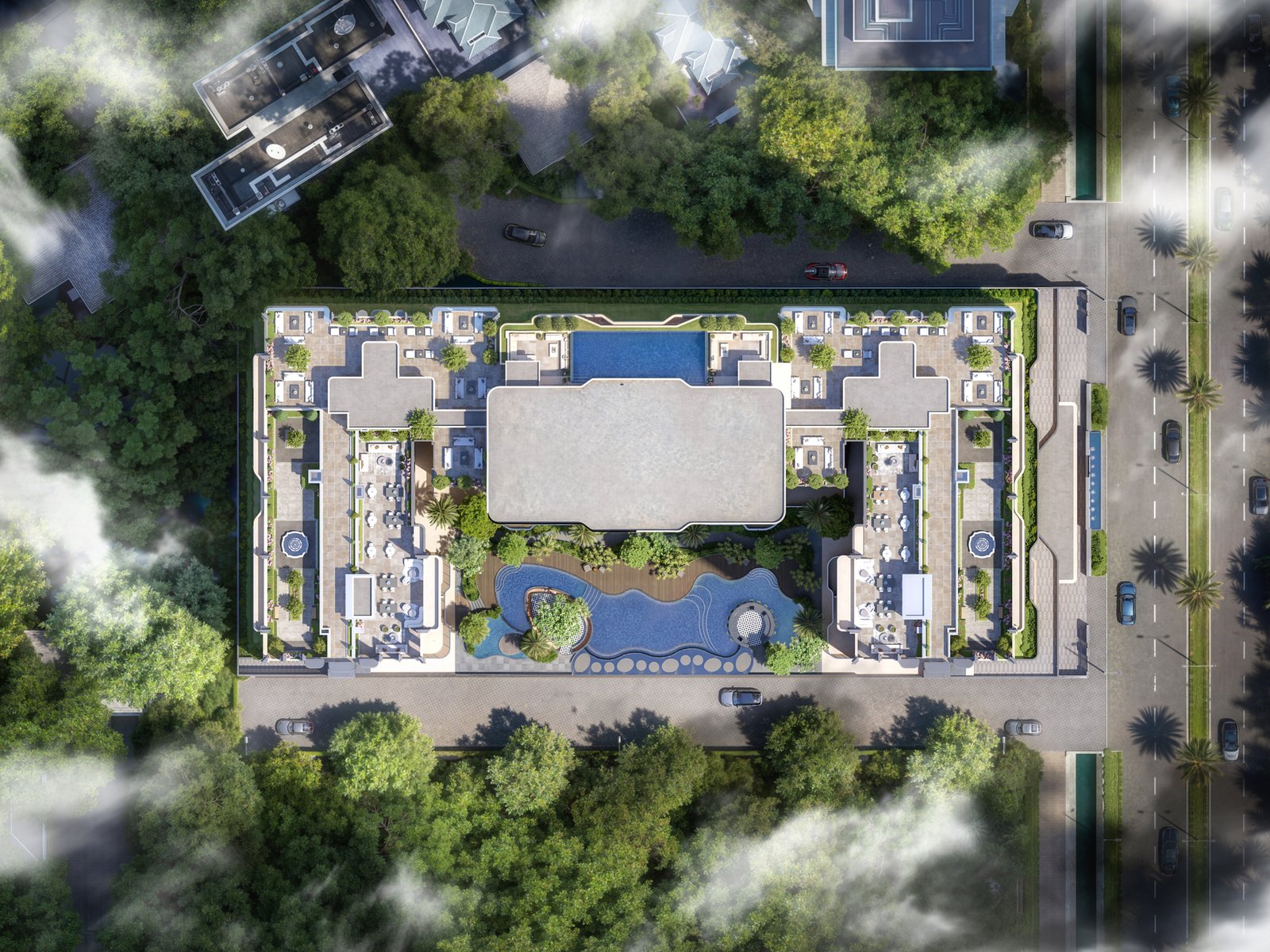 sky view Hephe Palace Apartments in Westlands