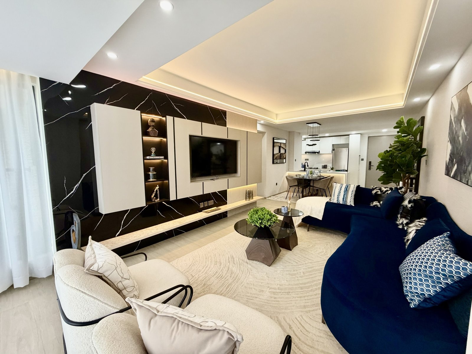 montbleu apartments for sale in westlands living room