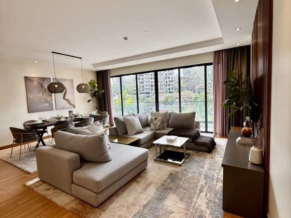 Saruni apartments in riverside living room