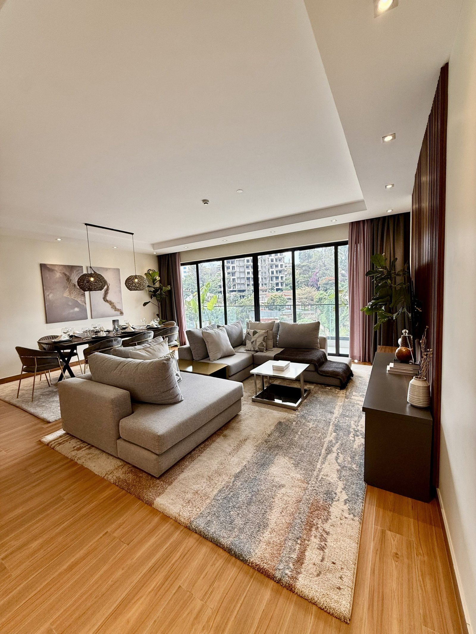 Saruni apartments in riverside living room