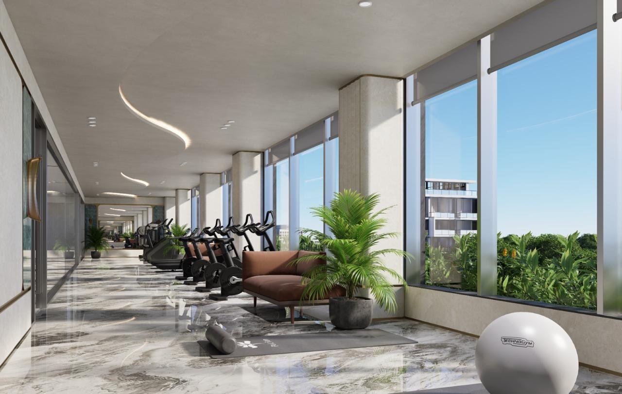 3 bedroom apartments at executive suites gym area 1