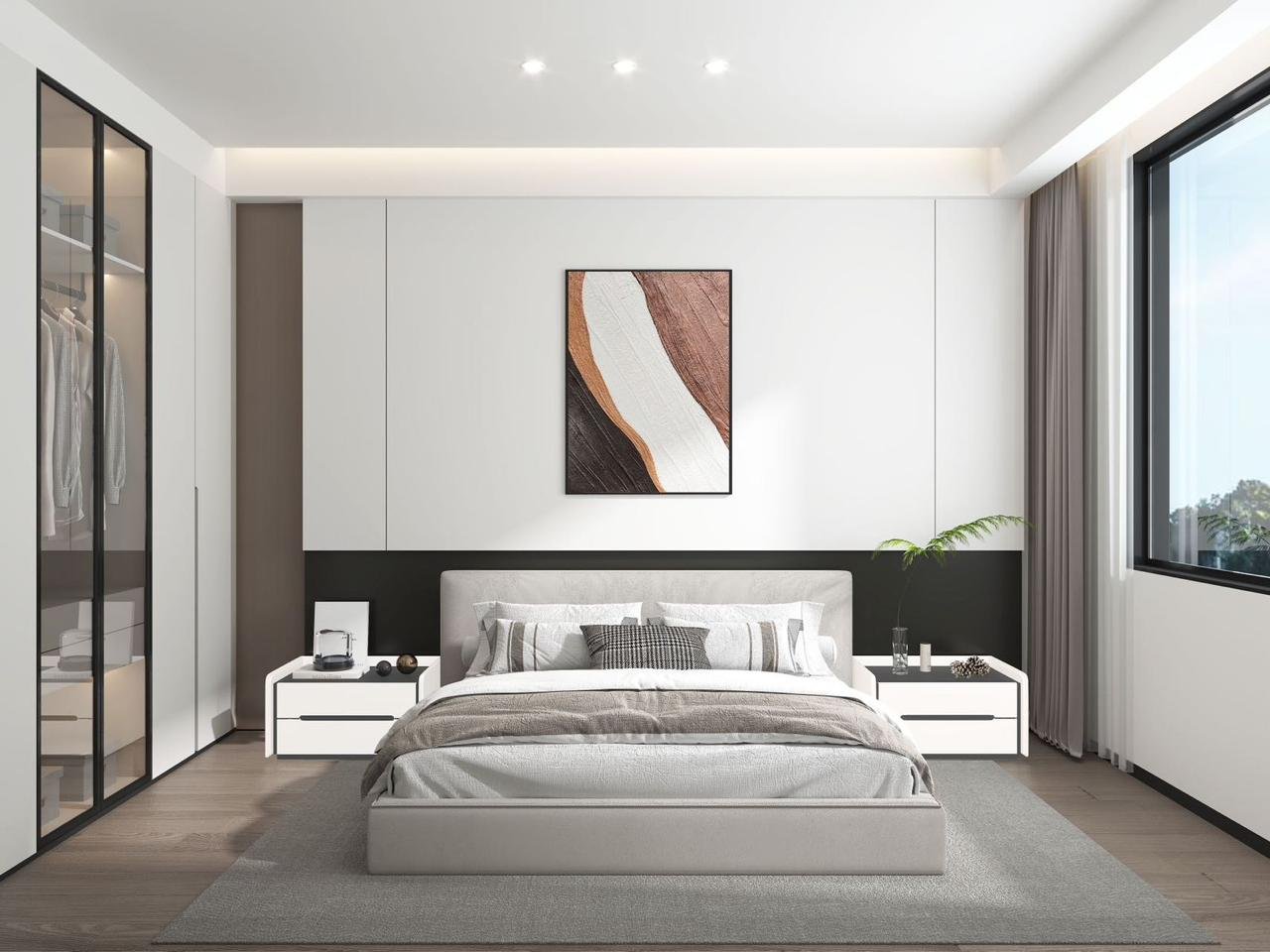 Master bedroom in 3 bedroom at crystal oak