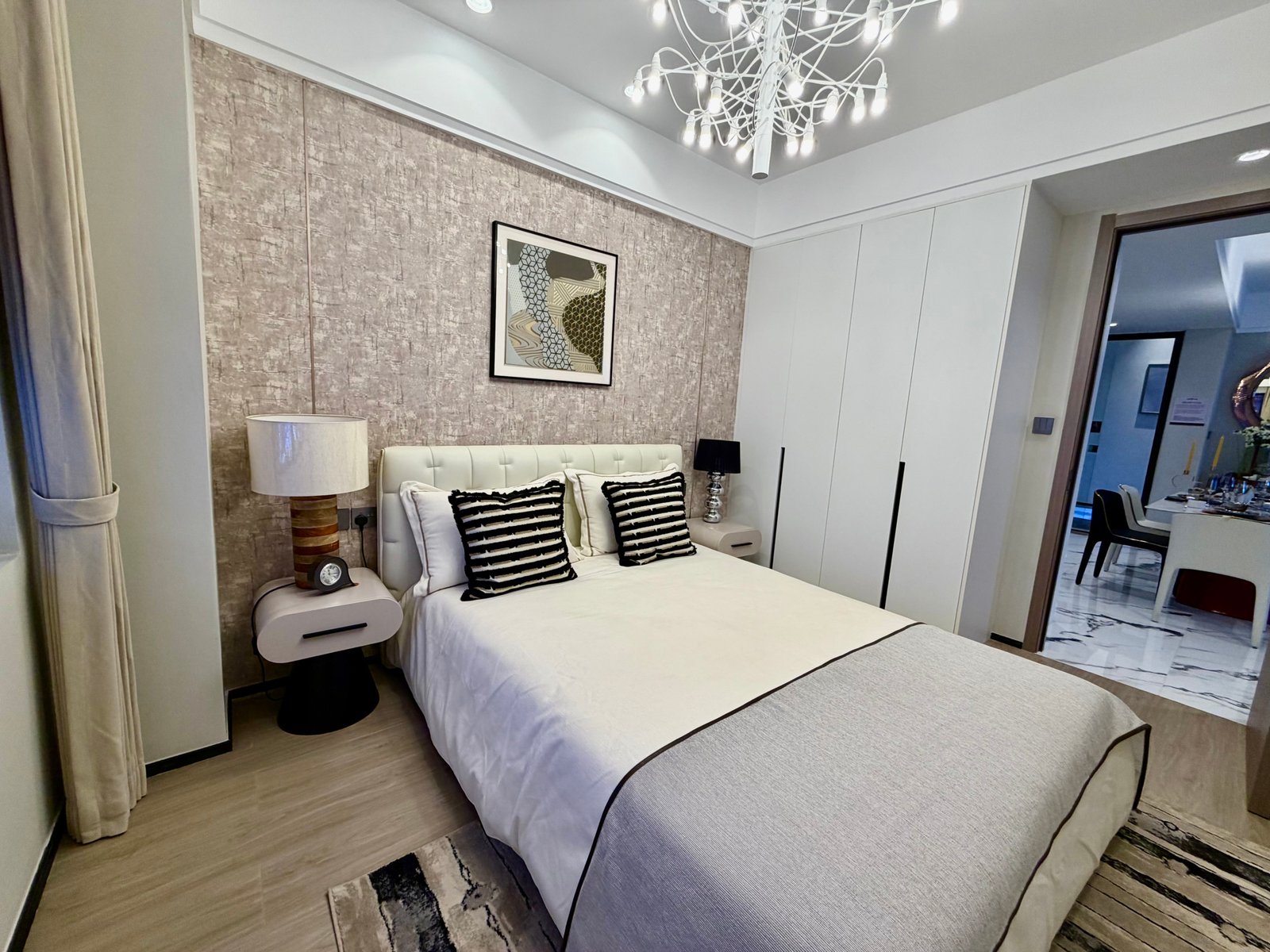 Golden Mansion Apartments in Westlands guest bed