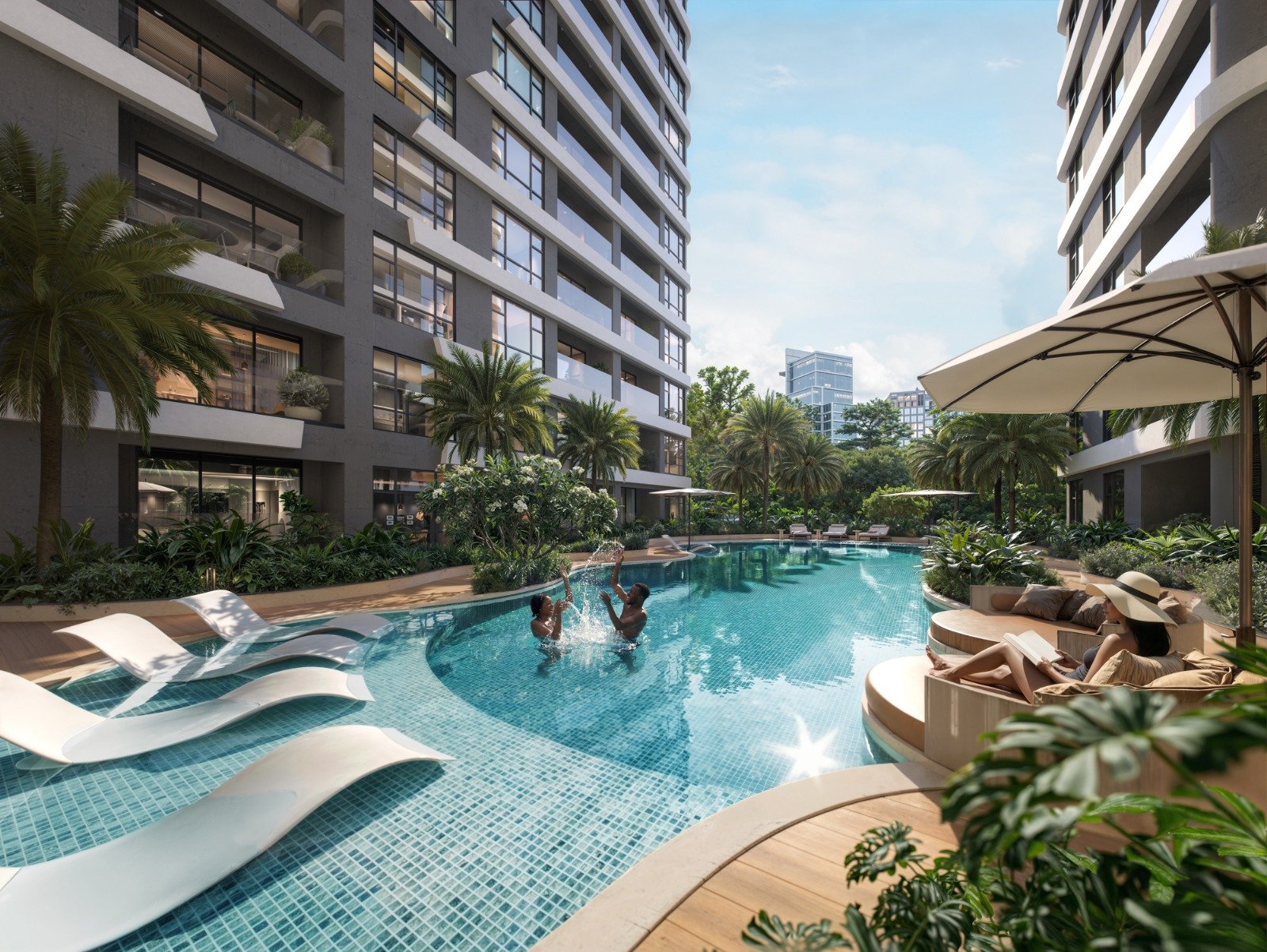 marina bay 3 apartments in westlands swimming pool
