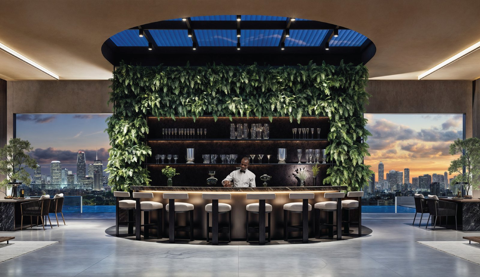 bar Marble West Apartments