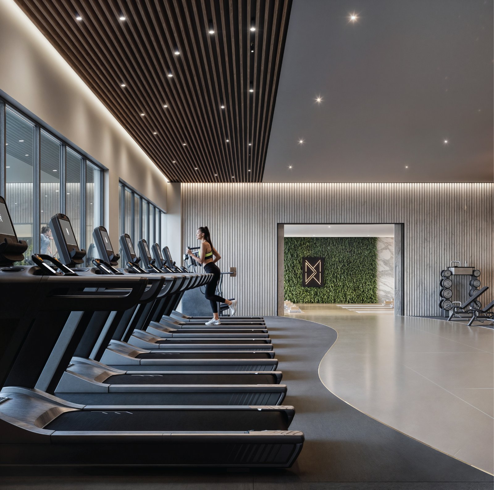 gym area Marble West Apartments in Westlands