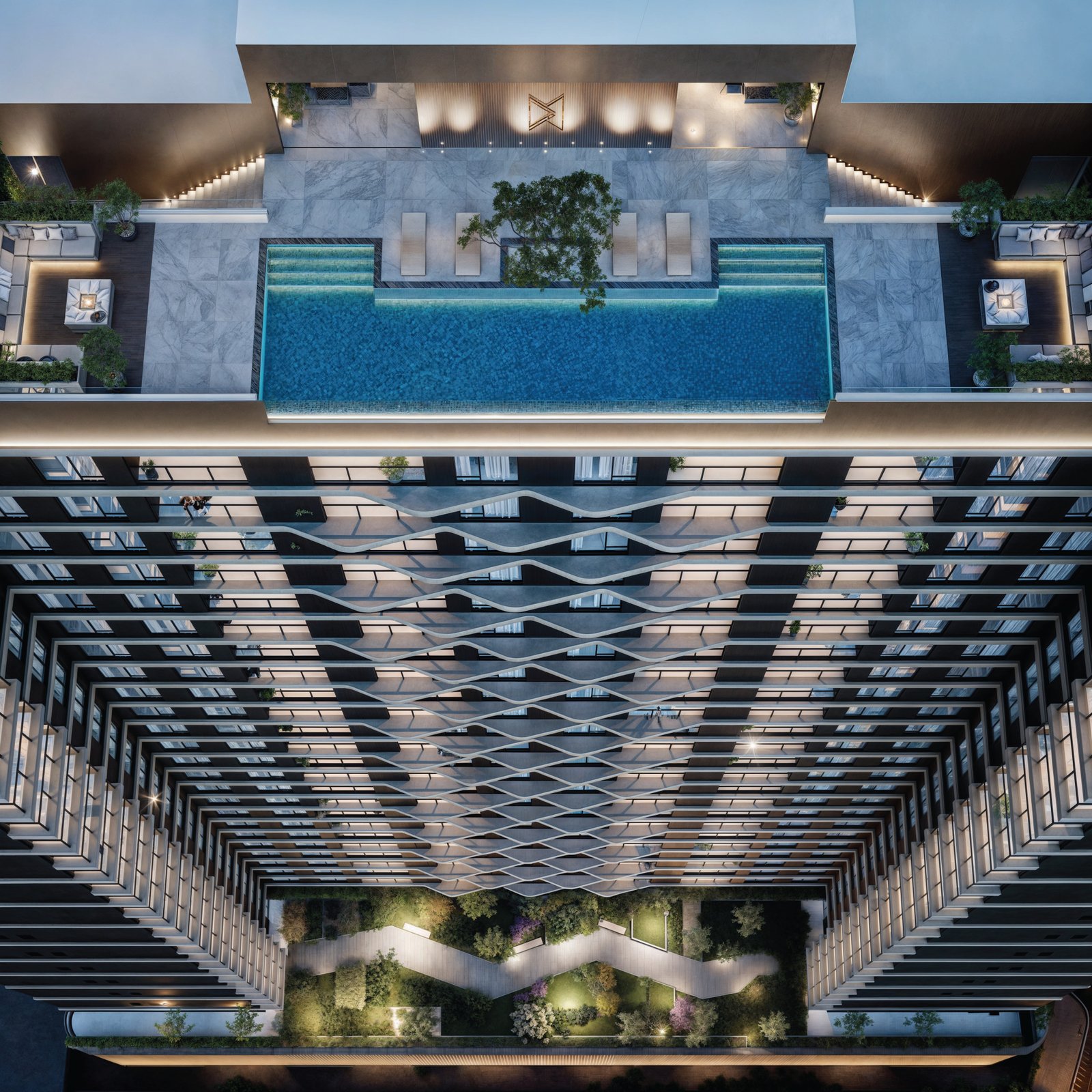 Marble West Apartments in Westlands sky view