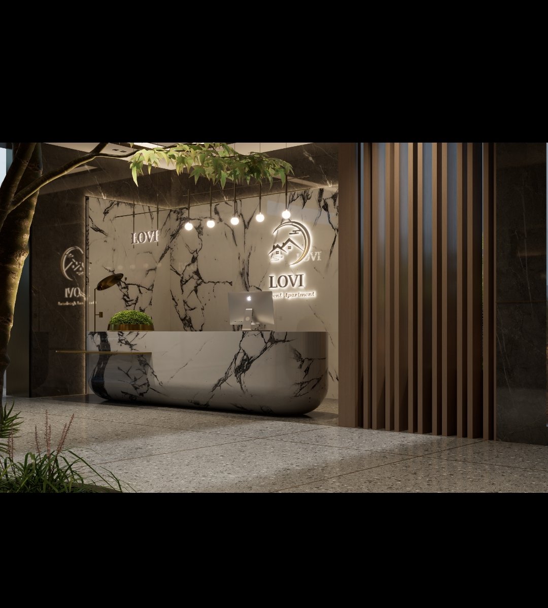 lovi crescent apartments in westlands reception area