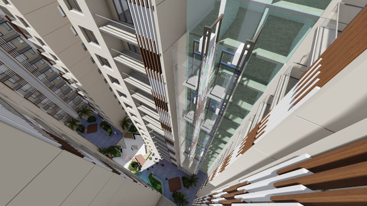 highpoint 336 apartments in kilimani top view of building