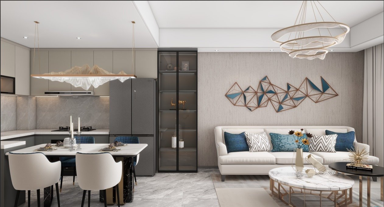 living room Amto view apartments in westlands