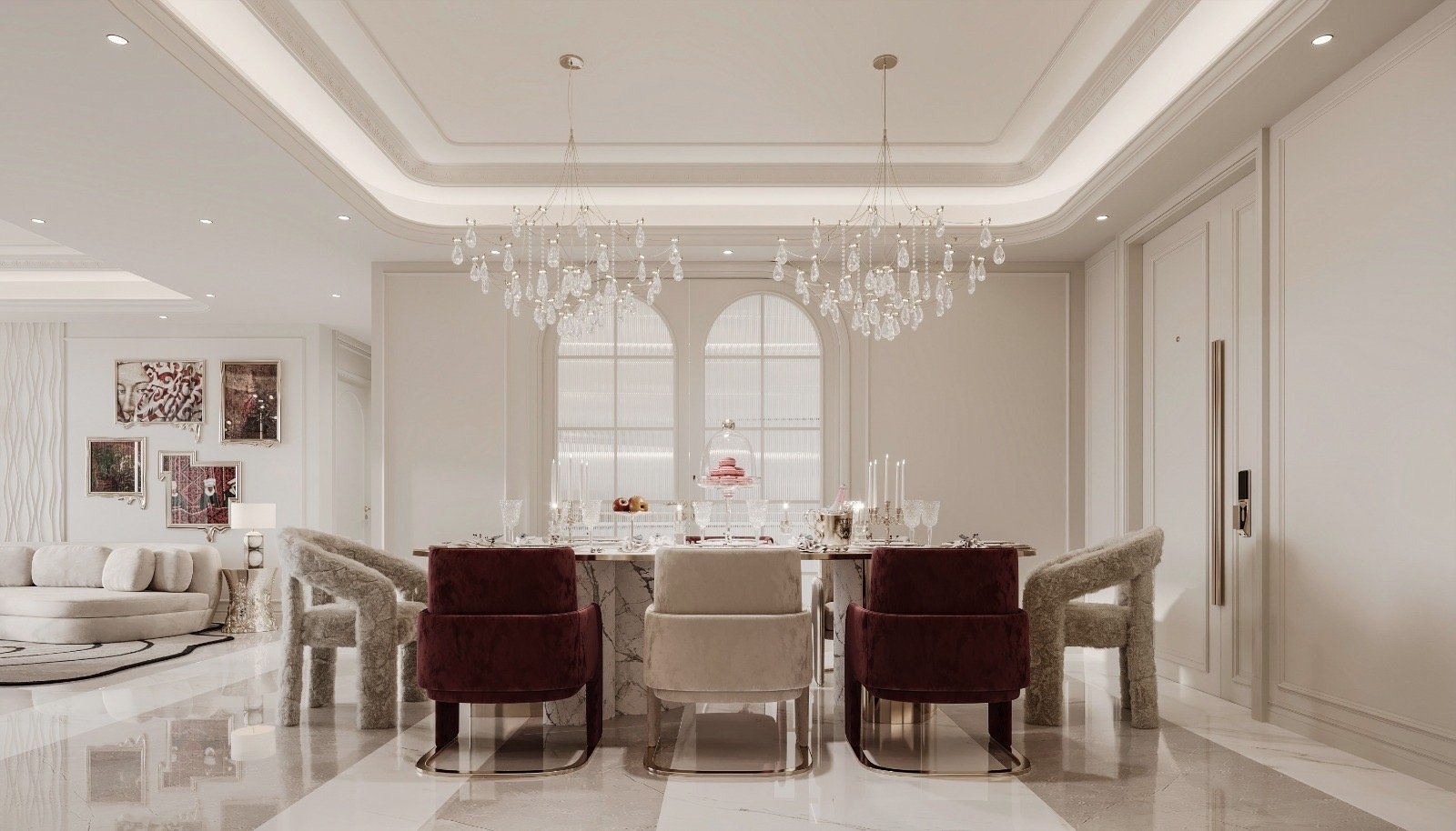 luna oak apartments in kilimani dining table