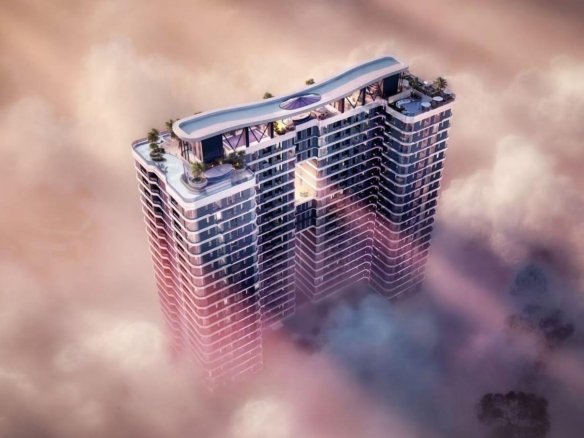 amethyst springs apartments in kilimani exterior top view
