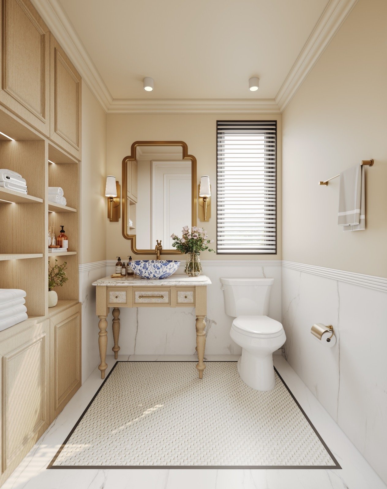 Guest bath Brookside Oak Apartments